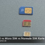 Nano SIM vs Micro SIM vs Standard SIM