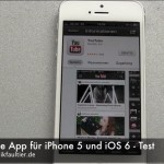 YouTube App iOS6 iPhone5