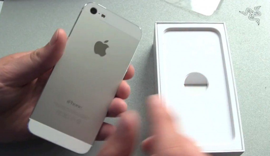 iPhone 5 weiß unboxing auspacken