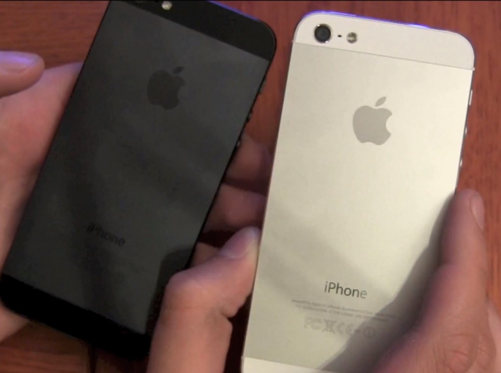 Schwarzes iPhone 5 vs Weißes iPhone 5