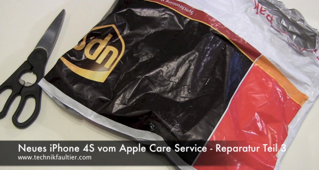 UPS Apple Care Service iPhone Austausch