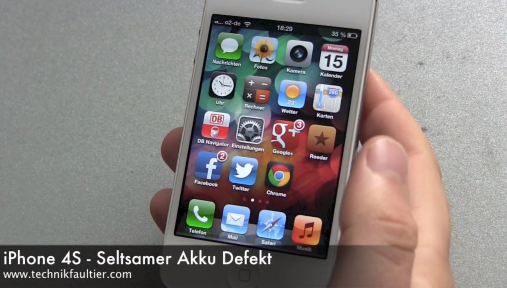 iPhone 4S Akku Defekt