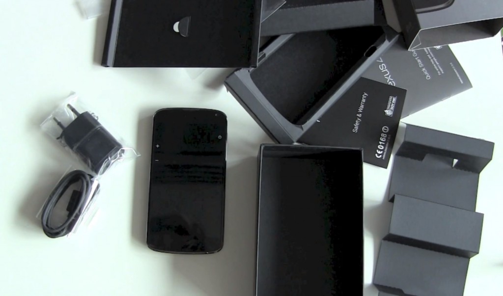 Google Nexus 4 LG Android 4.2 Unboxing