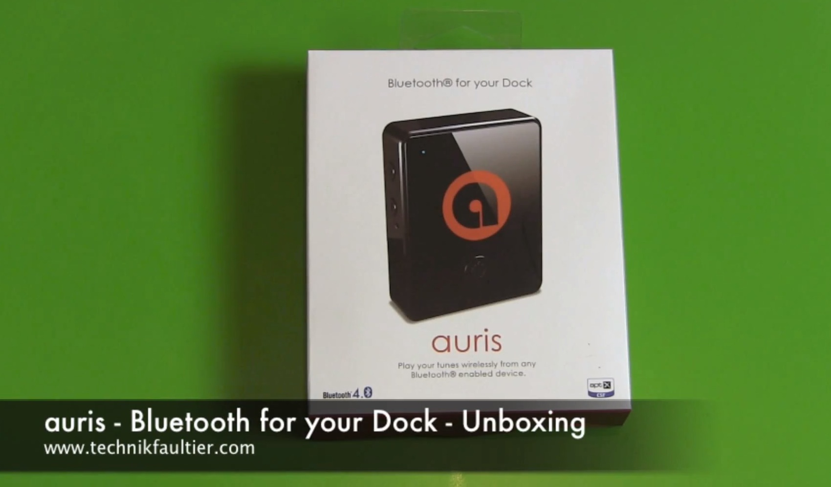 auris unboxing