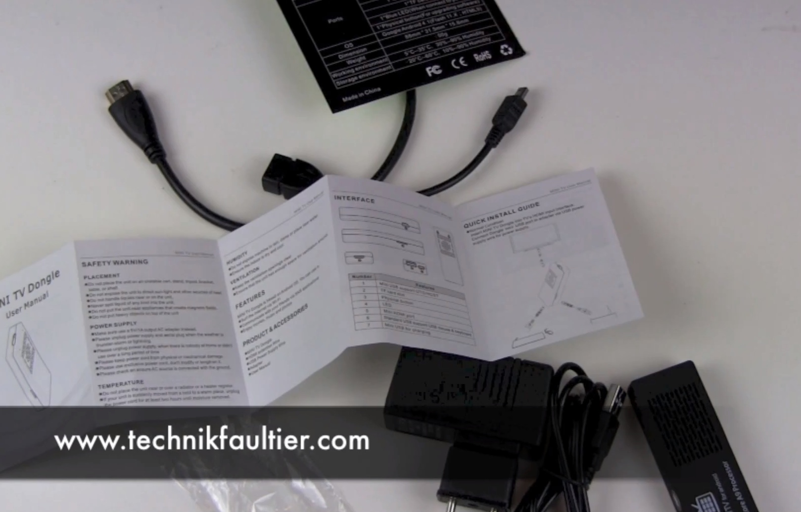 MK808B Dual Core Android PC Stick - Unboxing