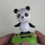Solar Panda Wackelfigur